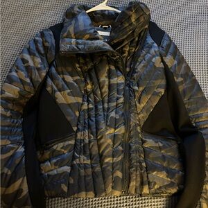Blanc Noir Camouflage Puffer Jacket